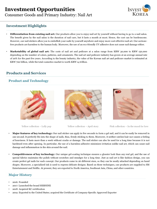 Consumer Goods and Primary Industry: Nail Art