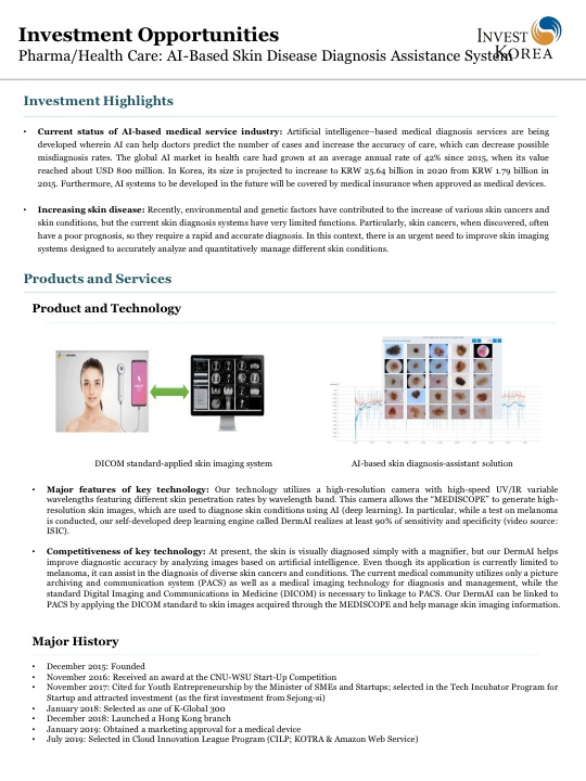 Pharma/Health Care: AI-Based Skin Disease Diagnosis Assistance System