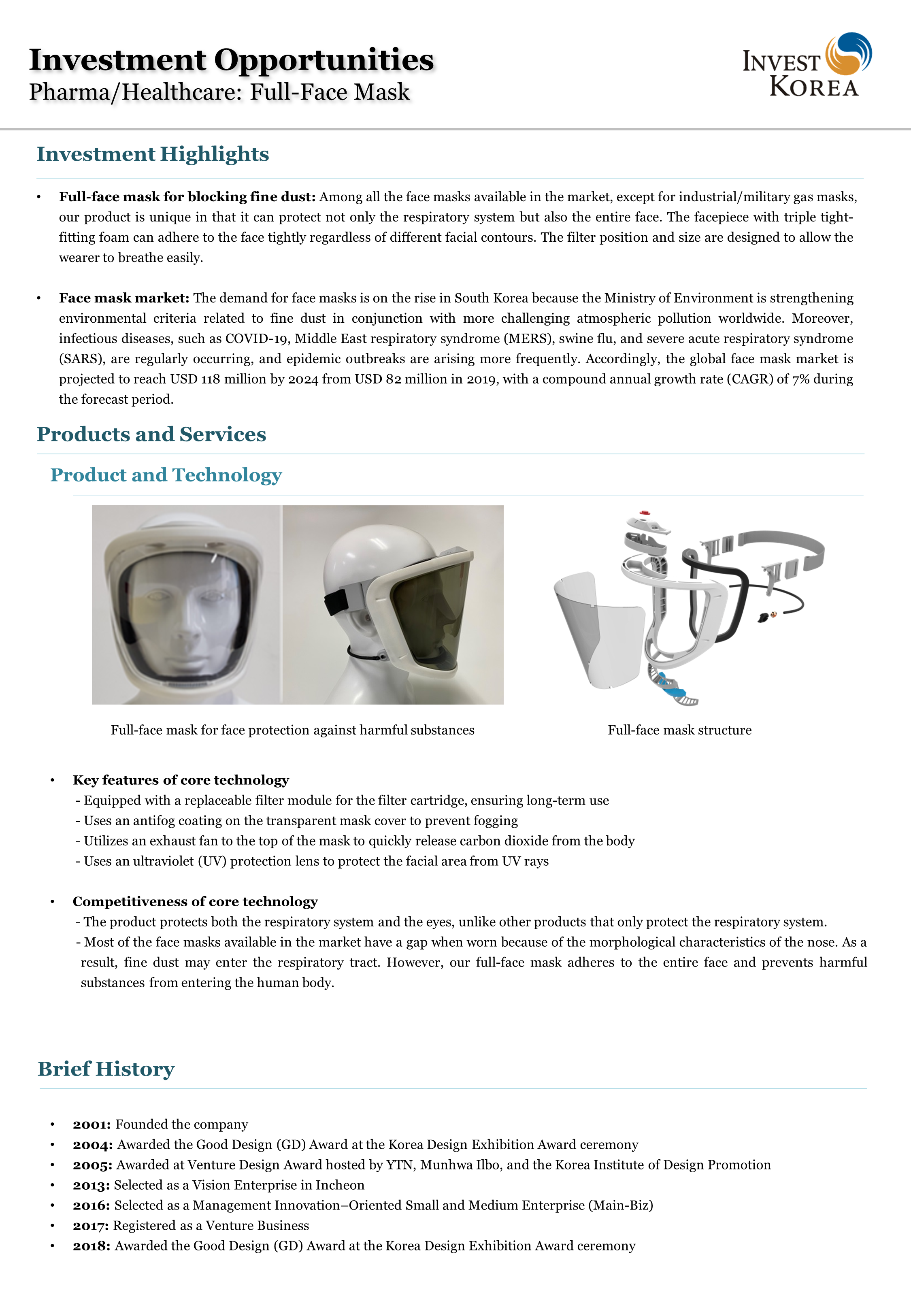 Pharma/Healthcare: Full-Face Mask