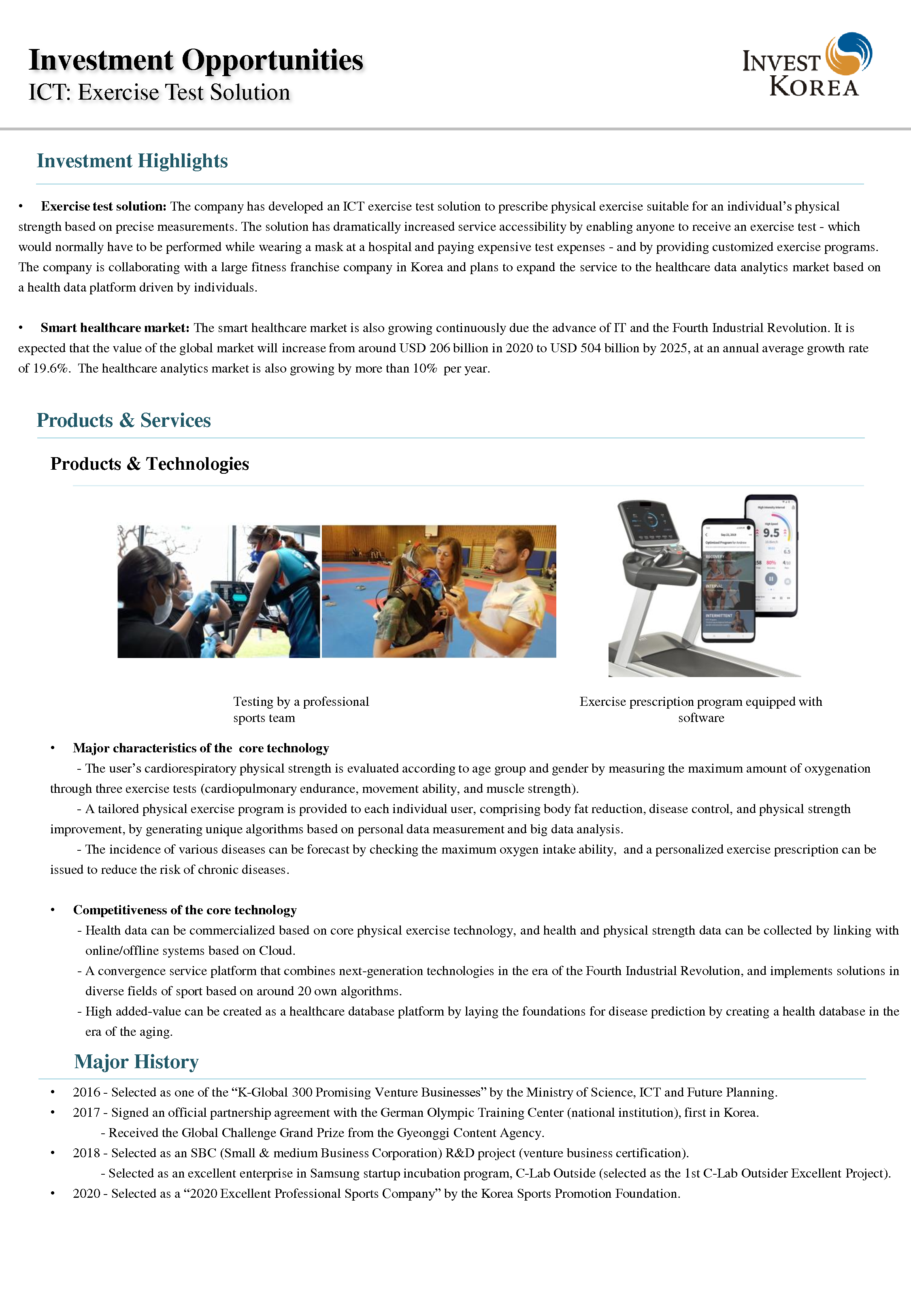 ICT: Exercise Test Solution