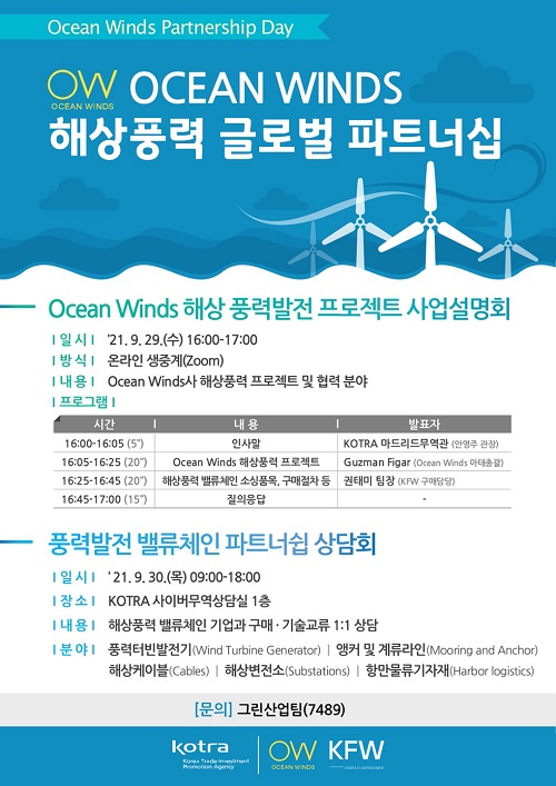 오션윈즈(Ocean Winds) 해상풍력 글로벌 파트너십