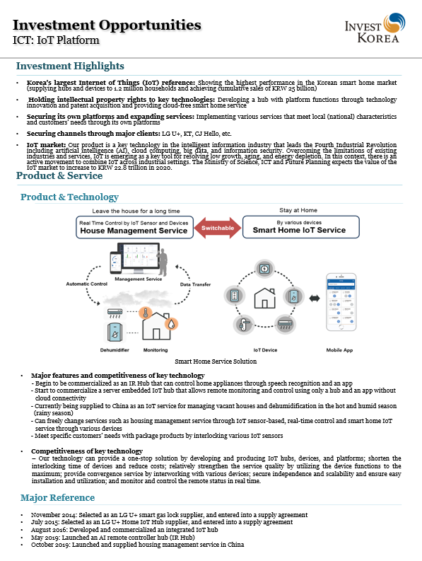 ICT: IoT Platform