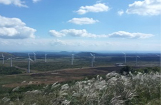 加時里風力・ 橋来里太陽光発電団地