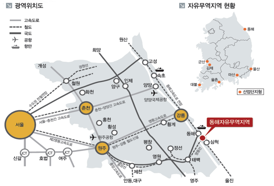 동해자유무역지역 콜드체인 허브(수산가공 단지)